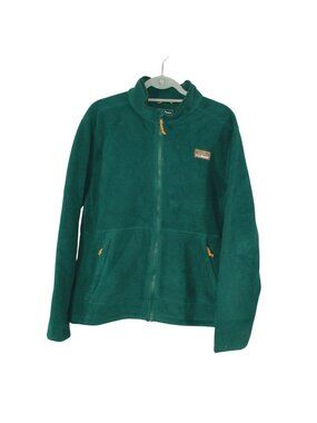 LL Bean Mountain Classic Fleece Jacket Cozy Warm Classic Style Green XL